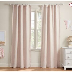Pottery Barn Kids, Evelyn blackout curtains in blush.
